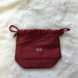 SKII Satin Red Beauty Pouch Bag